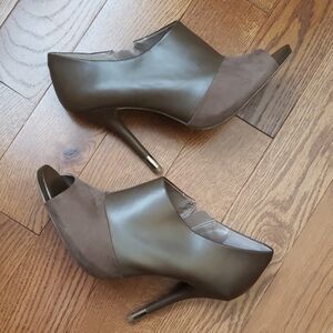 BCBGGENERATION  open toe booties. Size 9